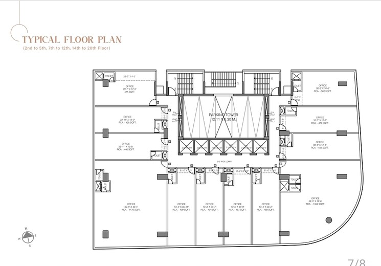 Floor Plan, jayant-12-pegasus Commercial Office Space 1479 Sq.Ft. In Bandra East Mumbai 9150807