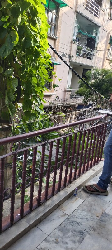 Balcony in 2 BHK Builder Floor at Mayur Vihar Phase 1 – for Sale