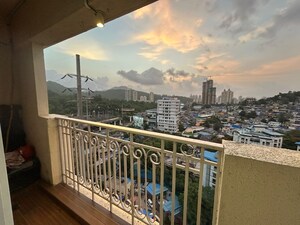 Balcony in 2 BHK Apartment at Dosti West County, Balkum Pada – for Sale