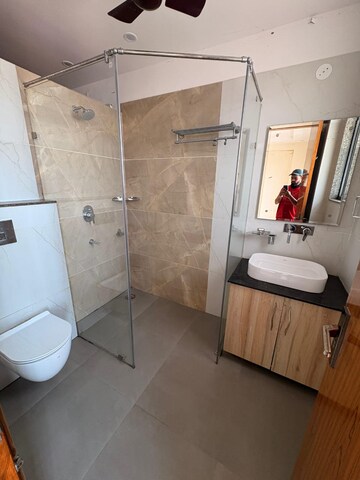 Bathroom in 3 BHK Apartment at Godrej Meridien, Sector 106 – for Rent
