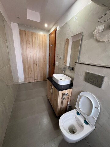 Bathroom in 3 BHK Apartment at Godrej Meridien, Sector 106 – for Rent