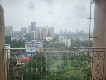Balcony in 1 BHK Apartment at Neelkanth Alpine, Ghansoli – for Rent
