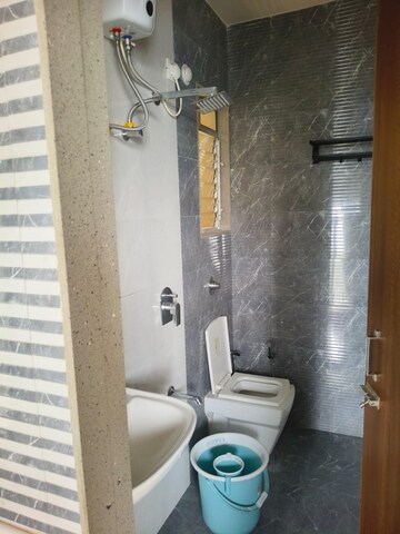 Bathroom in 1 BHK Apartment at Neelkanth Alpine, Ghansoli – for Rent