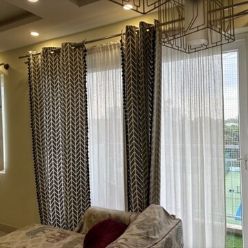 Living Room in 3 BHK Apartment at SJR Blue Waters, Off Sarjapur Road – for Rent