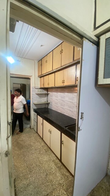 Kitchen in 1 BHK Apartment at Satya Shreepal Nagar CHS, Kandivali West – for Rent