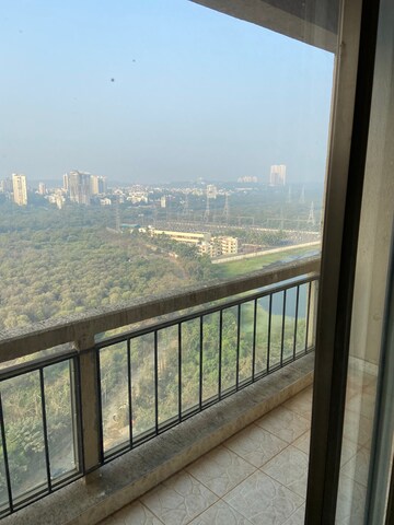 Balcony in 3.5 BHK Apartment at Oberoi Sky Gardens, Andheri West – for Rent