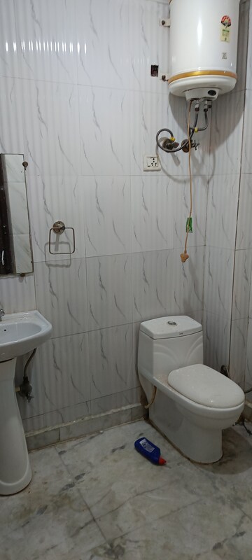 Bathroom in 3 BHK Builder Floor at Saket – for Rent