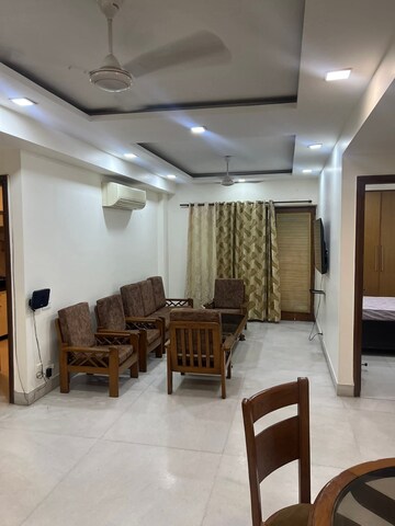 Living Room in 2 BHK Builder Floor at Freedom Fighters Enclave – for Rent