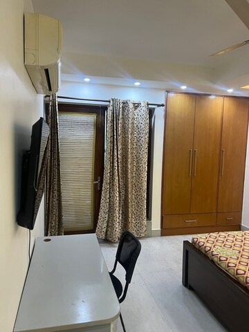 Bedroom in 2 BHK Builder Floor at Freedom Fighters Enclave – for Rent