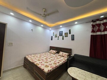 Bedroom in 1 BHK Builder Floor at Freedom Fighters Enclave – for Rent