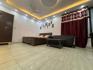 Living Room in 1 BHK Builder Floor at Freedom Fighters Enclave – for Rent