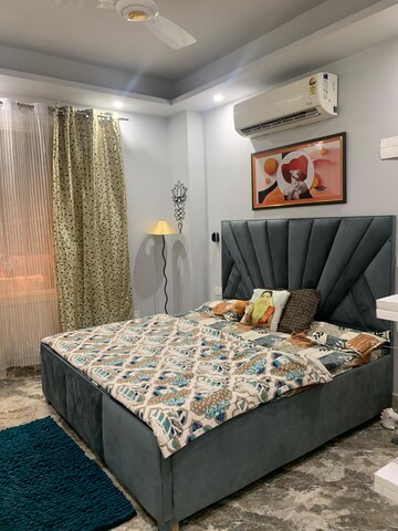 Bedroom in 3 BHK Builder Floor at Freedom Fighters Enclave – for Rent