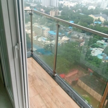Balcony in 2 BHK Apartment at Unnat Nagar CHS, Goregaon West – for Rent