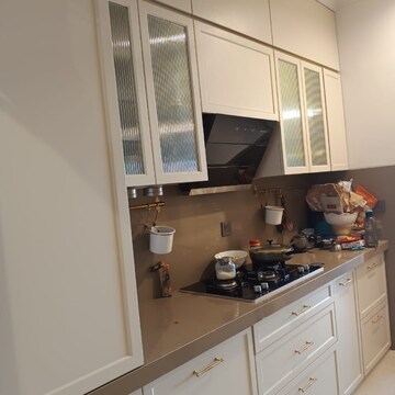 Kitchen in 3 BHK Apartment at Rustomjee Paramount F Wing, Vithaldas Nagar – for Rent