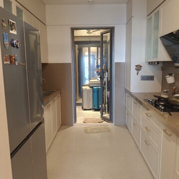 Kitchen in 3 BHK Apartment at Rustomjee Paramount F Wing, Vithaldas Nagar – for Rent