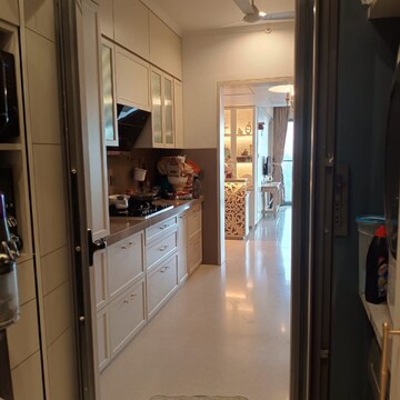 Kitchen in 3 BHK Apartment at Rustomjee Paramount F Wing, Vithaldas Nagar – for Rent
