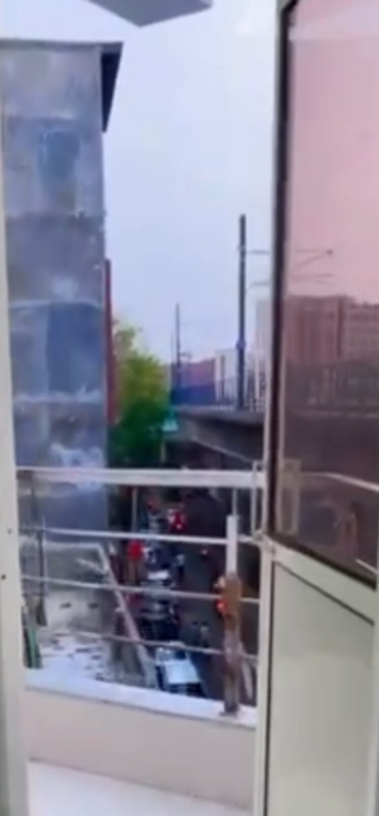 Balcony, new ashok nagar 1.5 Bedroom 600 Sq.Ft. Builder Floor In New Ashok Nagar Delhi 9151406