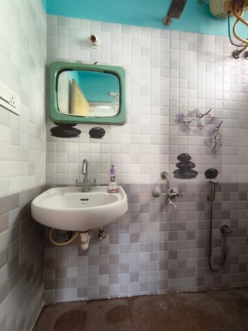 Bathroom in 3 BHK Apartment at Kumara Krupa, Murugesh Palya – for Sale