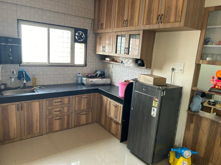 Kitchen, malpani-the-crest 3 Bedroom 1500 Sq.Ft. Apartment In Pimple Saudagar Pune 9151460