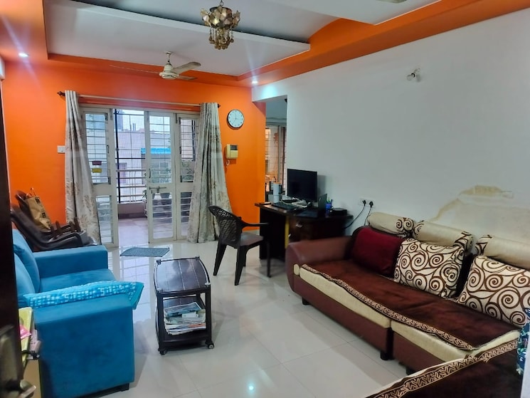 Living Room, gk-rose-valley 3 Bedroom 1320 Sq.Ft. Apartment In Pimple Saudagar Pune 9151482