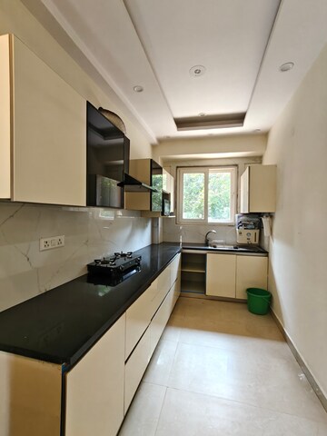 Kitchen in 3 BHK Builder Floor at The 4 Aces CHS, Sector 43 – for Rent