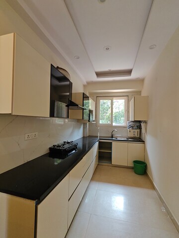 Kitchen in 3 BHK Builder Floor at The 4 Aces CHS, Sector 43 – for Rent