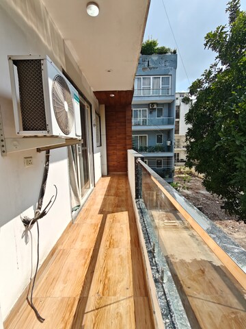 Balcony in 3 BHK Builder Floor at The 4 Aces CHS, Sector 43 – for Rent