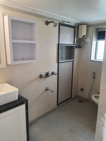 Bathroom in 2 BHK Apartment at New Kalpana CHS, Santacruz West – for Rent