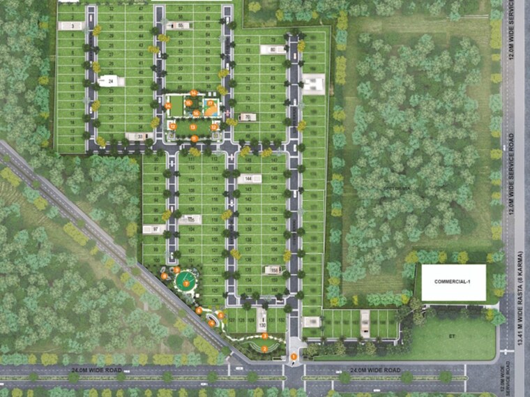 Exterior View, gls-courtyard  179 Sq.Yd. Plot In Sector 95 Gurgaon 9151601