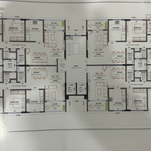 Floor Plan in 2 BHK Apartment at Savedi – for Sale