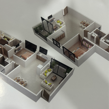 Floor Plan in 2 BHK Apartment at Savedi – for Sale