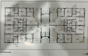 Floor Plan in 3 BHK Apartment at Savedi – for Sale