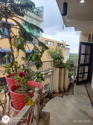 Balcony in 3 BHK Builder Floor at Mehrauli – for Rent