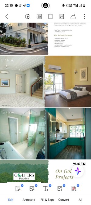 Team Area in 3 BHK Villa at Goa Maharashtra Border – for Sale