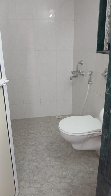 Bathroom in 1 BHK Apartment at Romell Orbis, Andheri East – for Rent