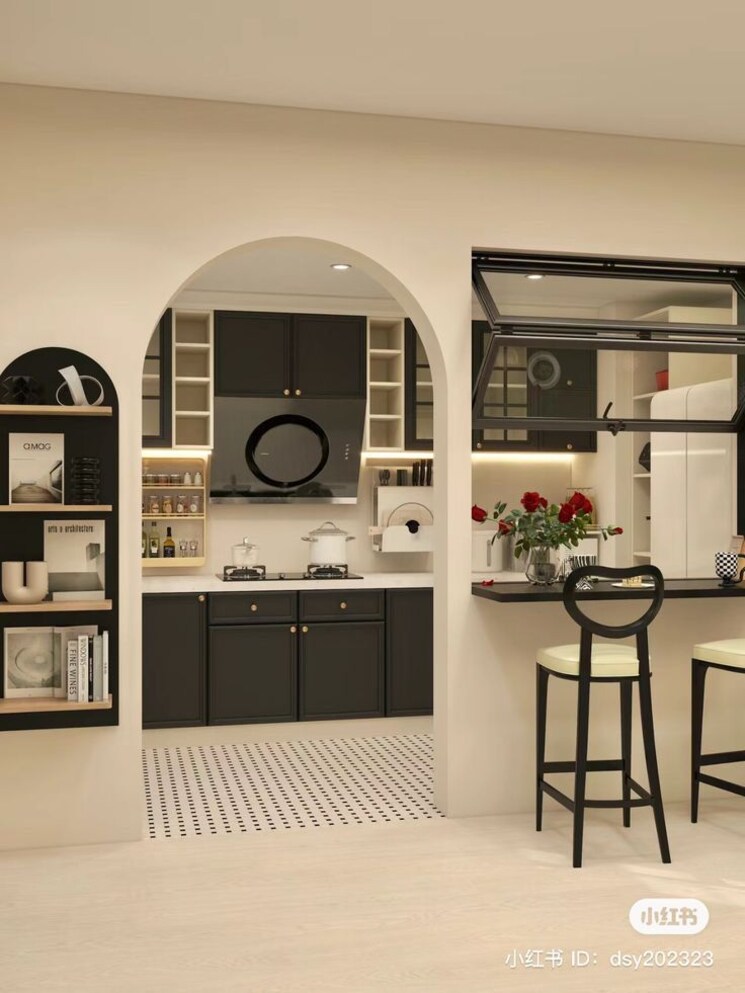 Kitchen, paras-tierea 1 Bedroom 450 Sq.Ft. Apartment In Sector 137 Noida 9151840