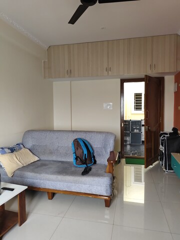 Living Room in 1 BHK Apartment at Halasuru – for Rent