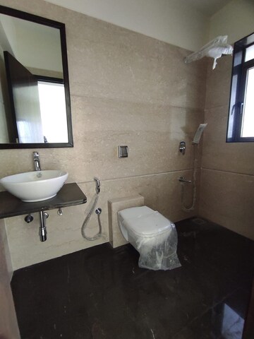 Bathroom in 3 BHK Apartment at Supreme Badrinath, Khar West – for Rent