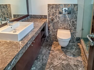 Bathroom in 4 BHK Builder Floor at Anand Lok – for Rent
