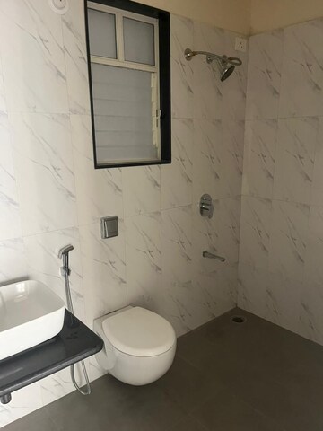 Bathroom in 3 BHK Apartment at Nyati Era, Dhanori – for Rent