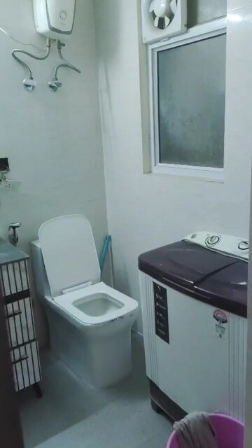 Bathroom in 2 BHK Apartment at MCC Signature Heights, Raj Nagar Extension – for Rent
