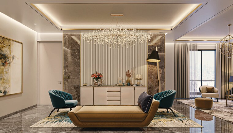 Living Room, navayuga-godavari 4 Bedroom 5290 Sq.Ft. Apartment In Begumpet Hyderabad 9152056