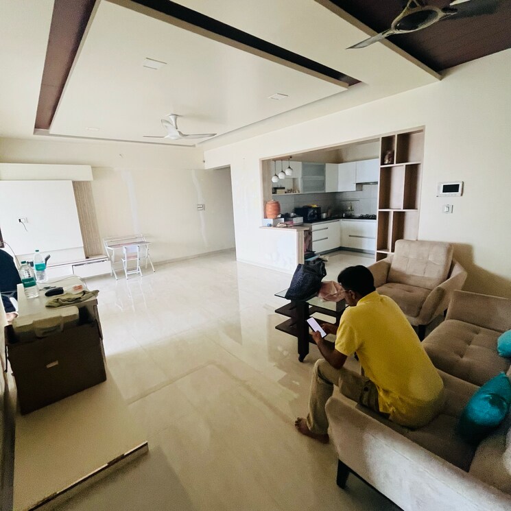 Living Room, pride-purple-park-titanium-kl 3 Bedroom 1624 Sq.Ft. Apartment In Jagtap Dairy Pune 9152144