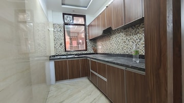 Kitchen in 3 BHK Builder Floor at Palm Residency Chhatarpur, Chattarpur – for Rent