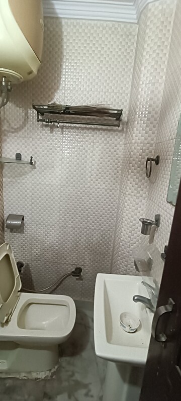 Bathroom in 2 BHK Builder Floor at Rohini – for Rent