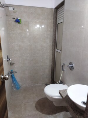 Bathroom in 1 BHK Apartment at Metropolis Aquaris Phase 2, Kasarvadavali – for Sale