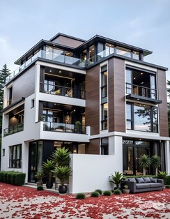 4 BHK + Study Room,Extra Room Villa For Sale in Plv Luxury Villas