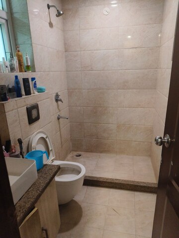 Bathroom in 2 BHK Builder Floor at Unitech South City II, Sector 50 – for Rent