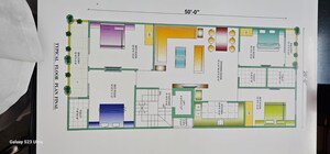 Floor Plan in 4 BHK Apartment at Vishwakarma Colony – for Sale