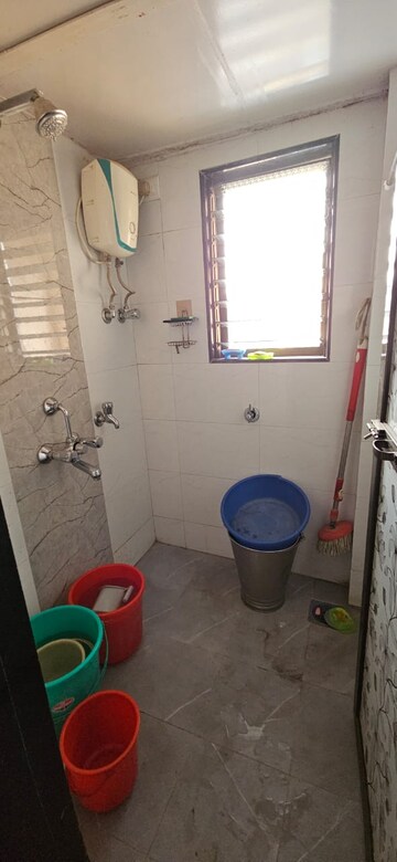Bathroom in 1 BHK Apartment at Kakad Paradise Phase 1, Mira Road – for Sale